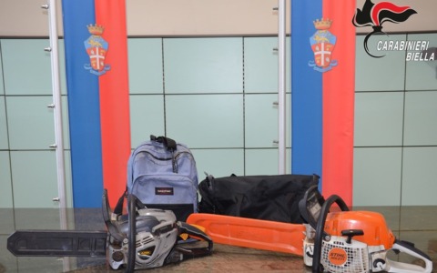 Rinvenute due motoseghe abbandonate ai Giardini Alpini d’Italia