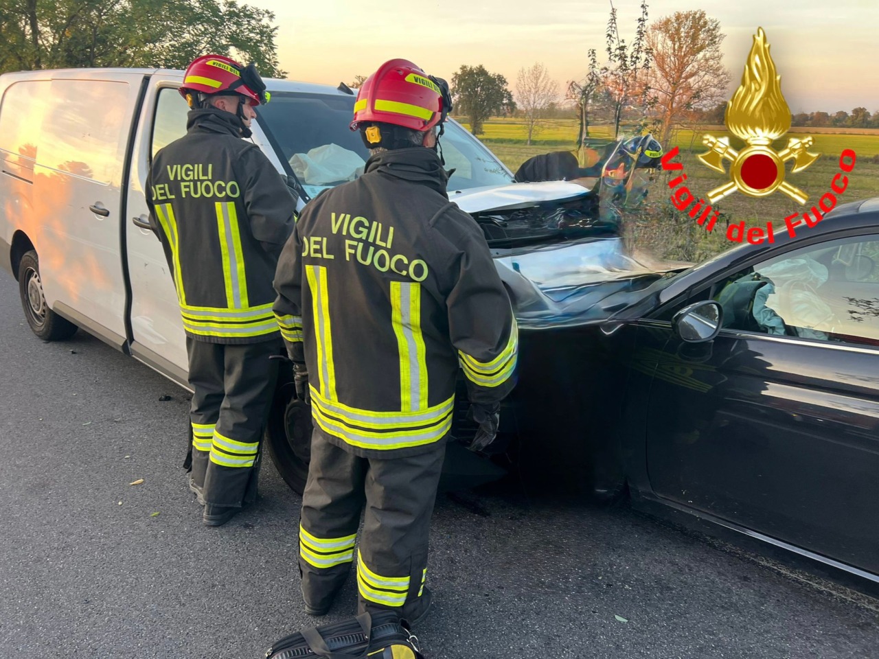 Schianto tra due auto e un furgone tra Carpiano e Landriano: grave bambino di 10 anni