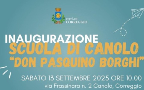 Si inaugura la scuola di Canolo