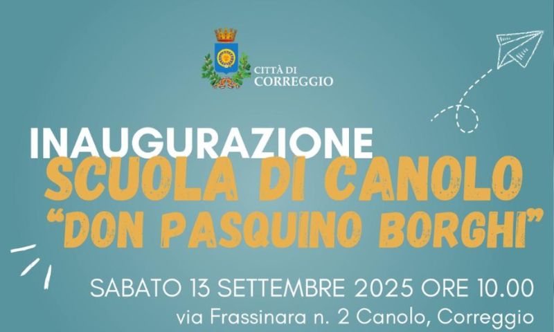 Si inaugura la scuola di Canolo