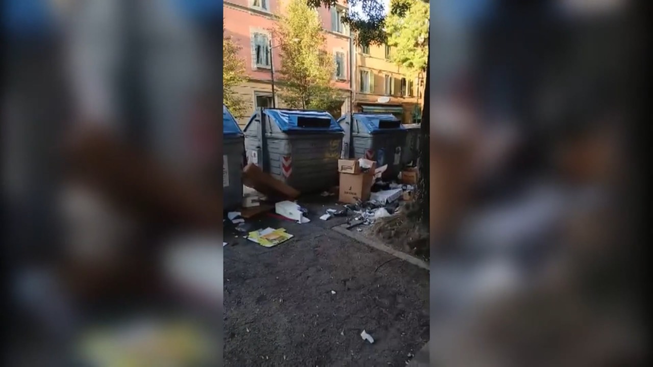 Sporcizia e degrado in Bolognina