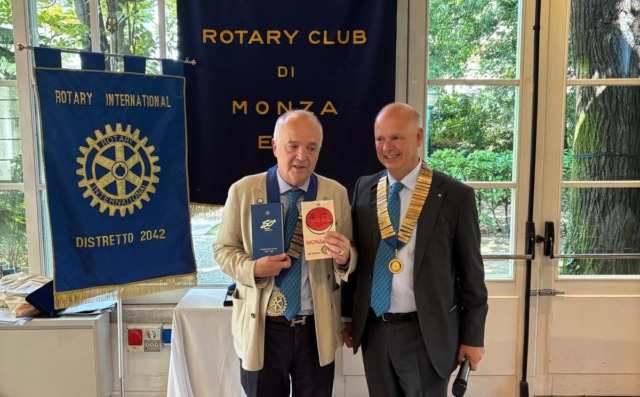 Stefano Artese visita il Rotary Club Monza Est