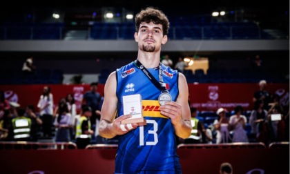 Tommaso Barotto, argento mondiale. Premio come miglior opposto per il giocatore del Cisterna
