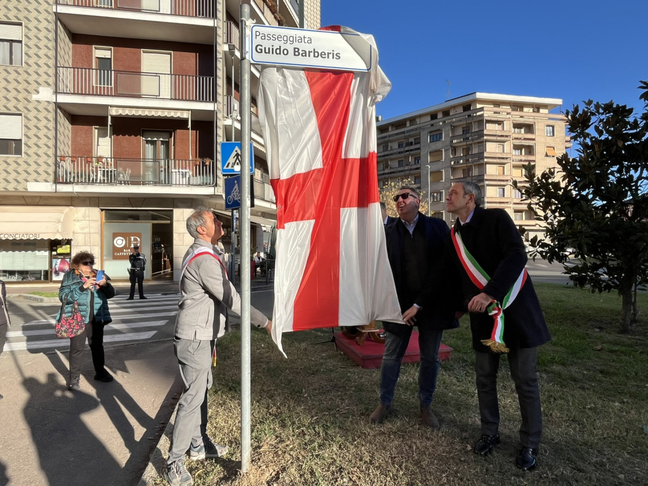 Ad Alessandria intitolata una passeggiata al professore ed ex assessore Guido Barberis