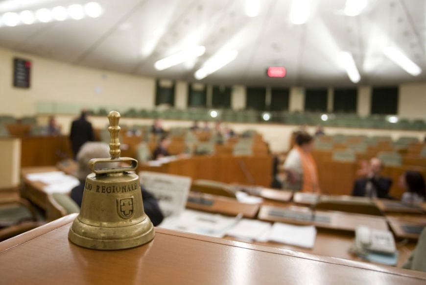 Calendario delle attività del Consiglio regionale dal 3 al 9 novembre