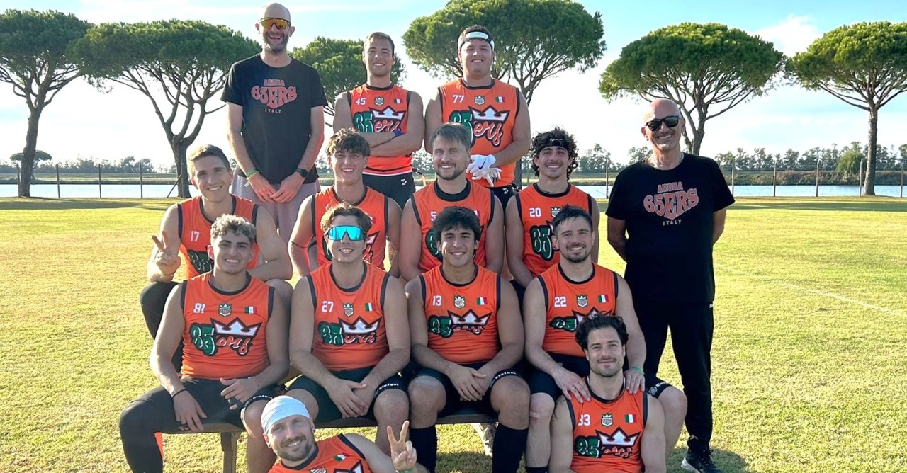 Campionato nazionale di flag football: gli Arona 65ers chiudono terzi