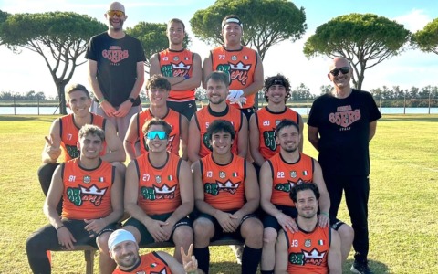 Campionato nazionale di flag football: gli Arona 65ers chiudono terzi