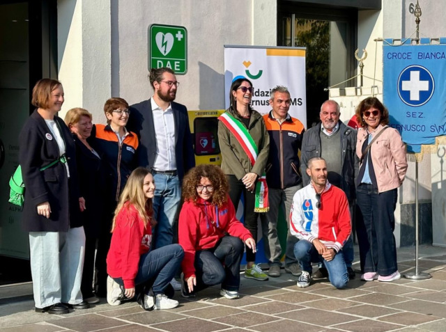 Cernusco comune cardioprotetto: installati defibrillatori in sei piazze