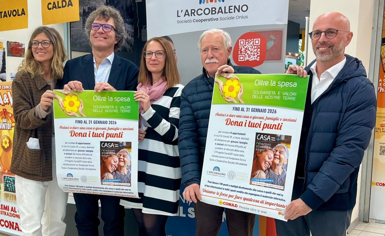Conad Centro Nord lancia una campagna solidale nei punti vendita del Lecchese a favore del Progetto Cairoli59