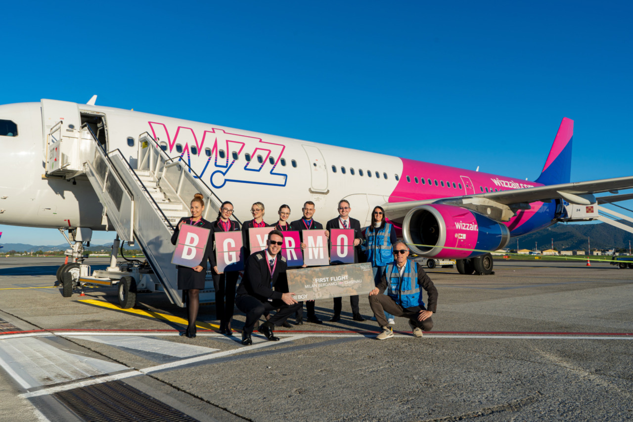 Da Bergamo alla Moldavia quattro volte a settimana: inaugurata la nuova rotta verso Chisinau