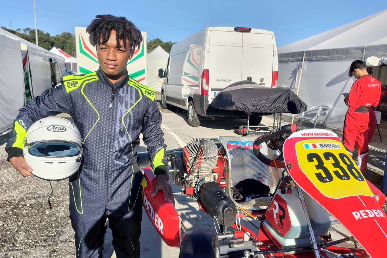 Esordio di Mensure al campionato italiano Kart