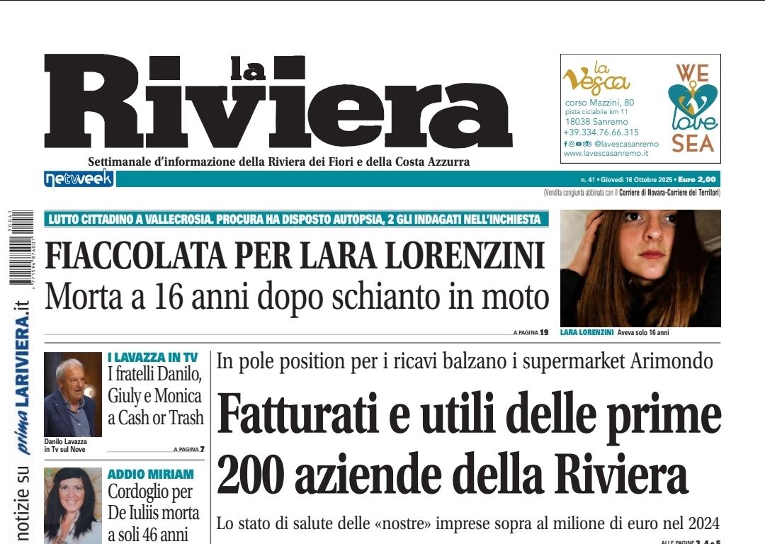 Fatturati e utili delle top 200 aziende del ponente