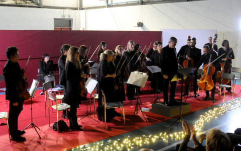Filarmonica Lago Gerundo, la “prima” strappa applausi al Crs