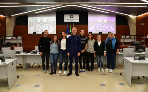 Gli alunni della Rodari in visita didattica a Palazzo Pirelli