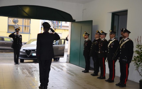 Il Comandante Interregionale Riccardo Galletta in visita ai Carabinieri di Chivasso