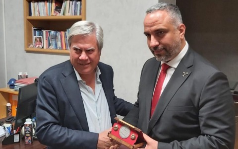 Il sindaco di Betlemme in visita a Verbania