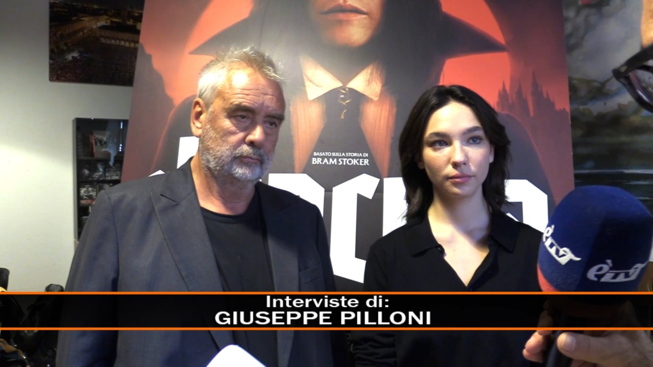 Matilda De Angelis e Luc Besson presentano il film “Dracula-L’amore perduto”