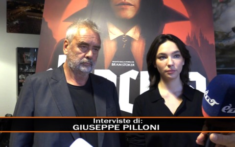 Matilda De Angelis e Luc Besson presentano il film “Dracula-L’amore perduto”