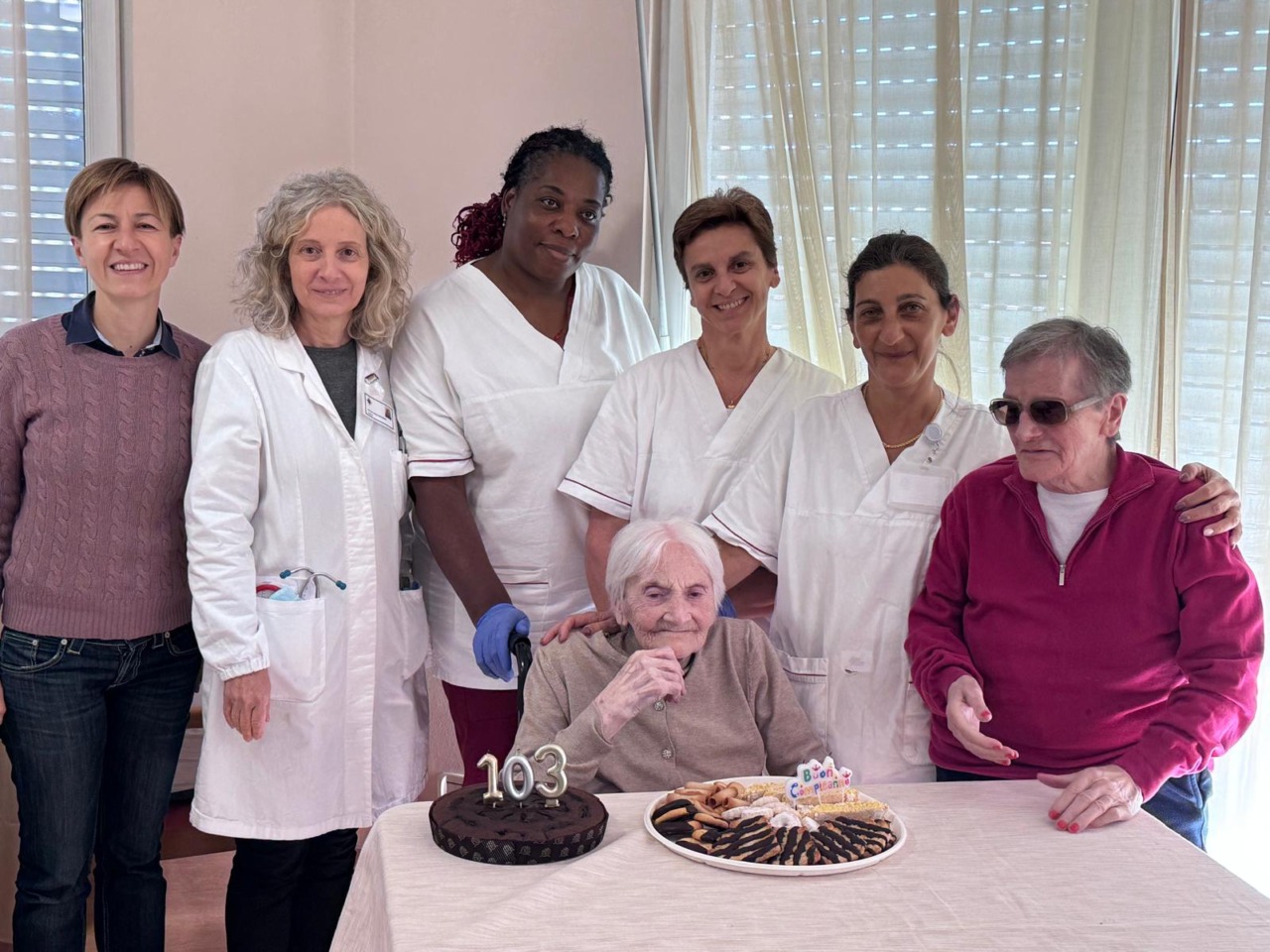 Nonna Rebecca ha spento 103 candeline