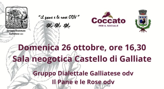 Presentazione del nuovo calendario 2026 del Gruppo Dialettale Galliatese