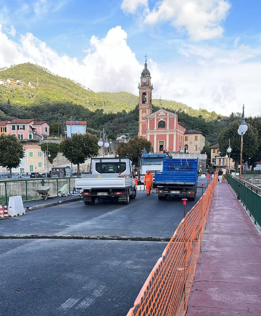 Riapre il ponte “nuovo” a Casarza Ligure