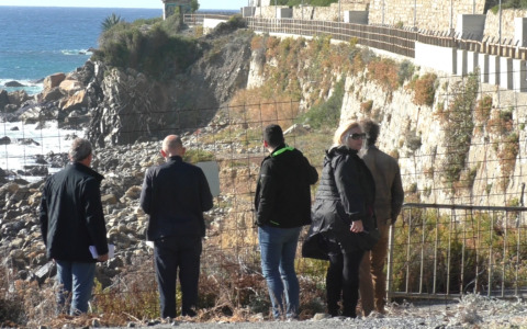 Sopralluogo sulla condotta fognaria nel golfo dianese