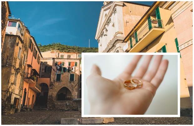 Trova due anelli d’oro in piazza a Taggia, cerca la proprietaria attraverso Facebook e glieli restituisce