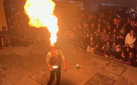 Un tunnel spaventoso per “Halloween Party”