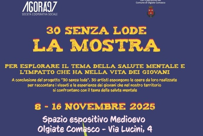 “30 senza lode”, la mostra in occasione dei trent’anni di “Casa 4 Venti”