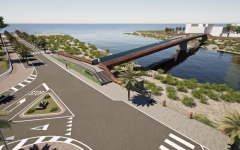 Avviata la procedura di gara per la ricostruzione della passerella a Ventimiglia