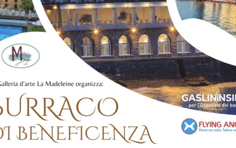 Camogli, burraco di beneficenza al Cenobio dei Dogi a sostegno di Gaslininsieme e Flying Angels