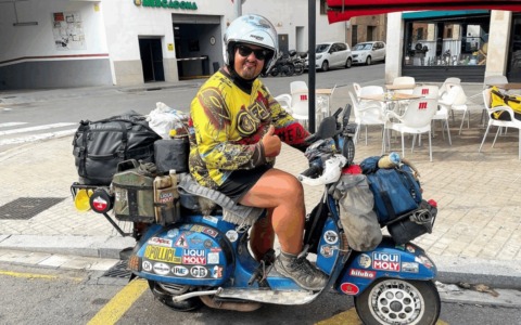 Da Rovigo al Senegal, 10.500 Km in sella alla Vespa