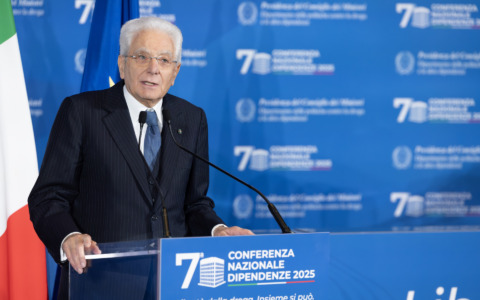 Dipendenze, Mattarella: “Tragedia sociale, serve impegno corale”. Meloni: “Nessuno sarà abbandonato”