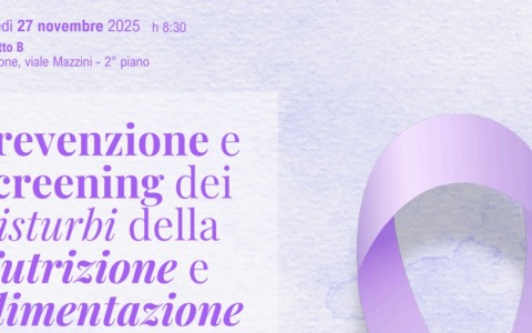 Disturbi della Nutrizione e Alimentazione, giornata di screening il 27 novembre