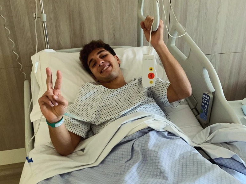 Dopo la caduta ad Imola, Davide Conte comincia il recuperto