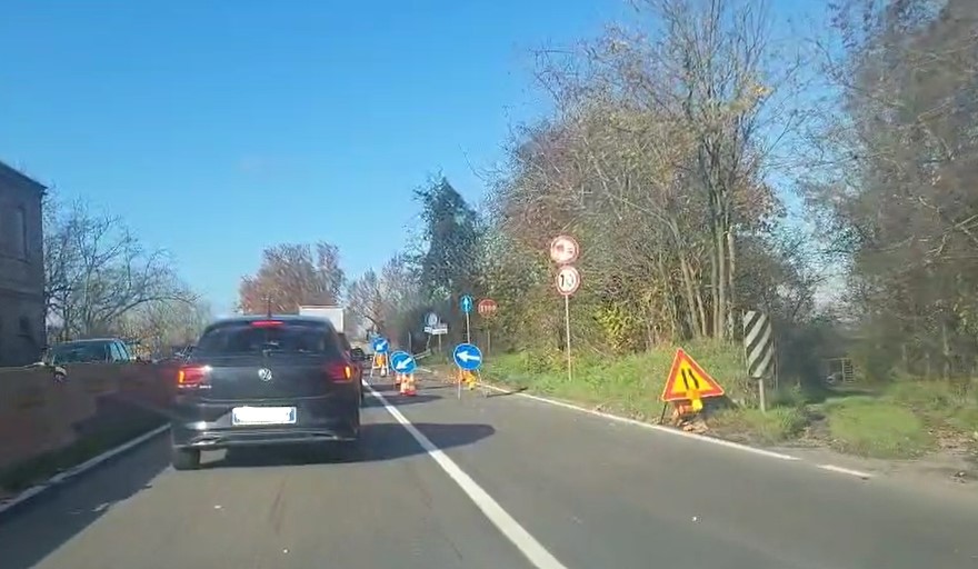 Dovrebbero terminare stasera i lavori di ripristino del guardrail tra Alessandria e Spinetta