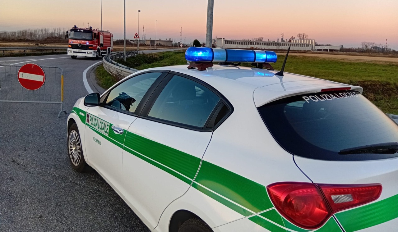 Emergenza in un’azienda chimica di Cerano: area isolata e persone evacuate