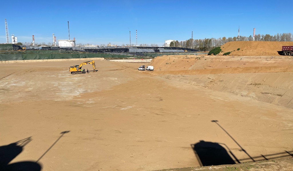 Ferrera Erbognone, completato lo scavo del quarto lotto della discarica di cemento amianto