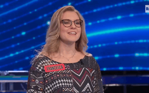 Francesca da Verona protagonista a L’Eredità: all’esordio esce al Triello, ma il suo percorso continua