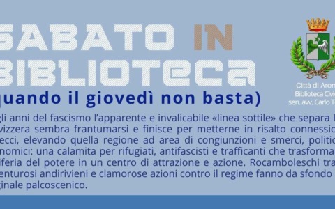 Francesco Scomazzon presenta “La linea sottile” ad Arona