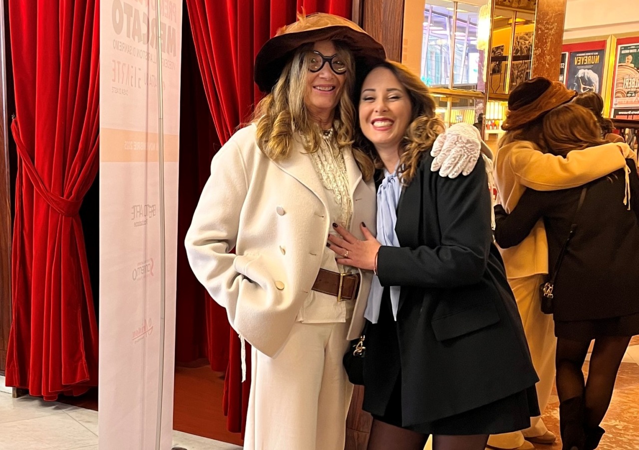 Galanga al Festival dell’arte contemporanea e Premio Arte Mercato sul palco dell’Ariston