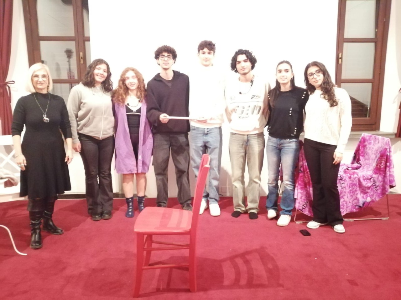 Gli studenti del liceo in prima linea per dire no alla violenza di genere