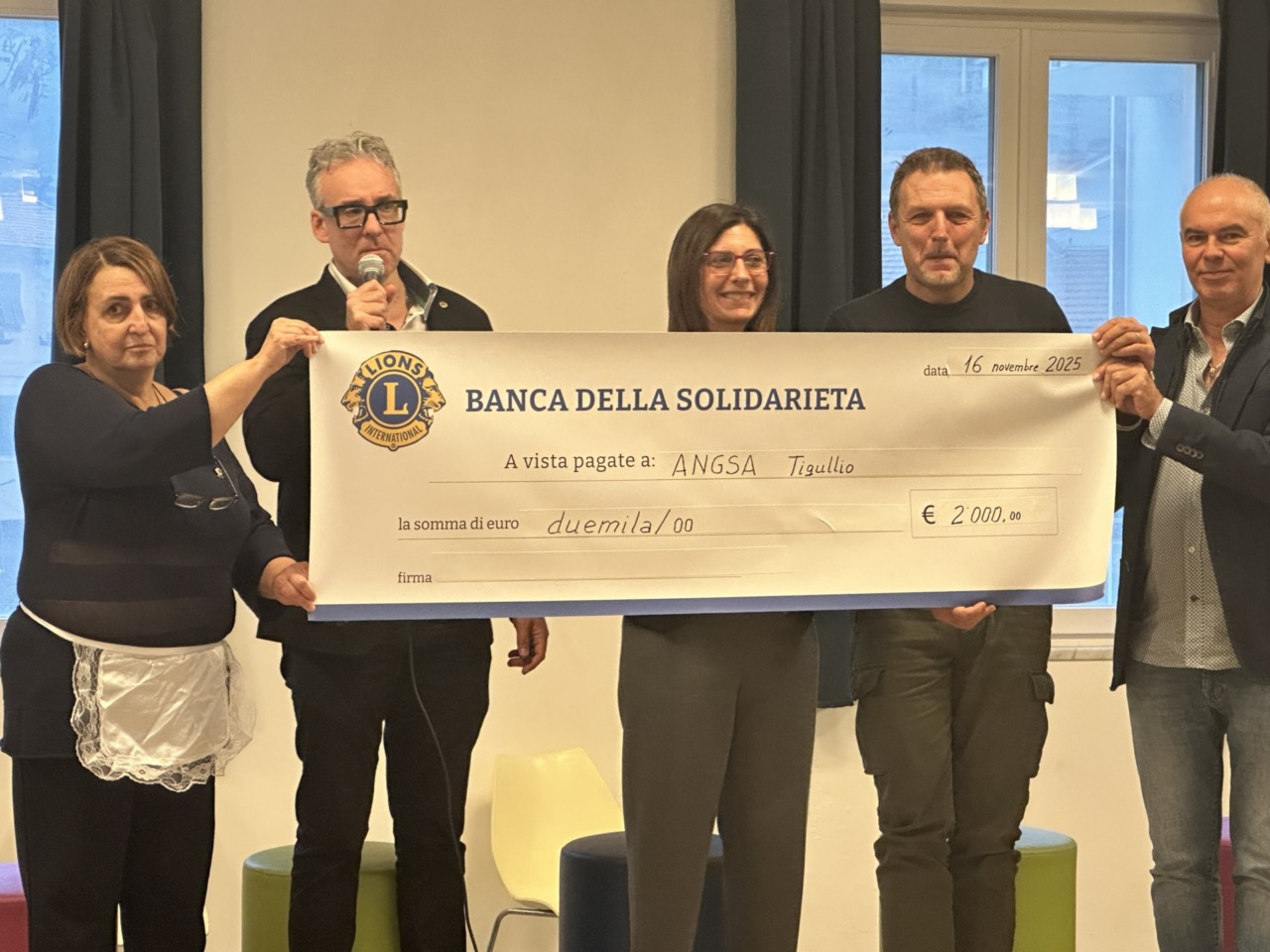 Grazie alla Raviolata  Lions raccolti 2mila euro per ANGSA Tigullio