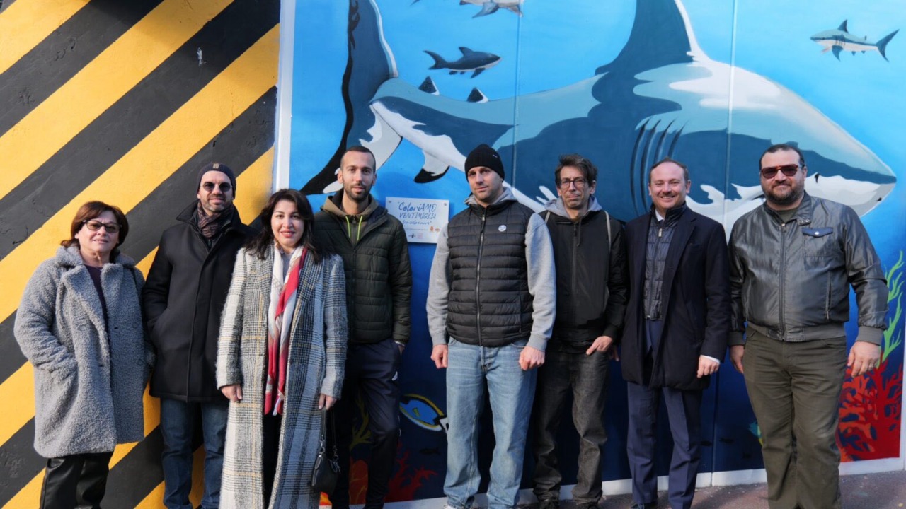 Inaugurati i murales all’oasi faunistica del Nervia a Ventimiglia