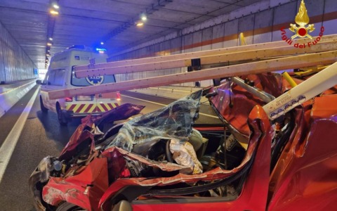 Incidente in in galleria lungo la Superstrada Pedemontana Veneta