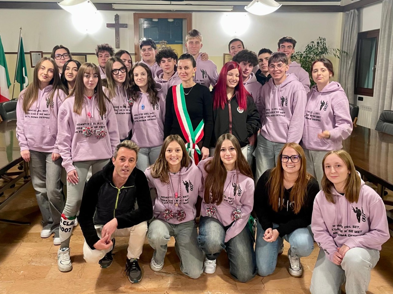 Incontro dei coscritti del 2007 con l’amministrazione comunale