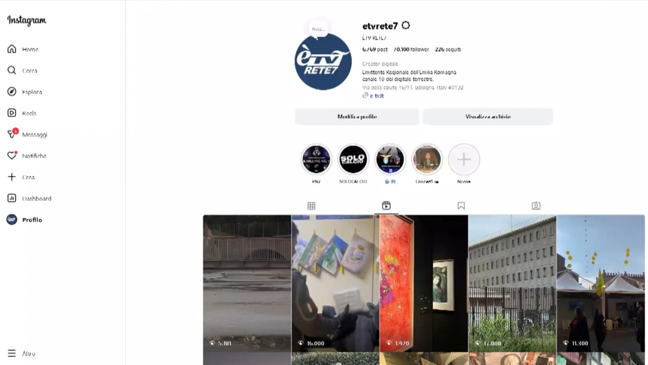 Instagram: 70mila e 100 grazie a voi