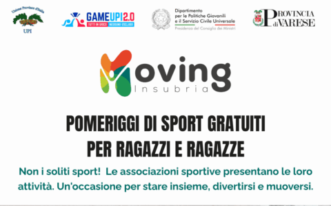 Insubria M.O.V.I.N.G. fa tappa al palazzetto CUS