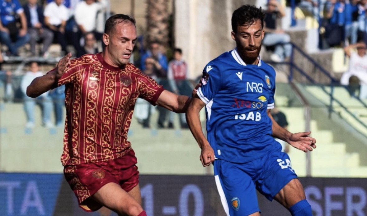 Il Latina crolla a Siracusa, nerazzurri sconfitti 3-1