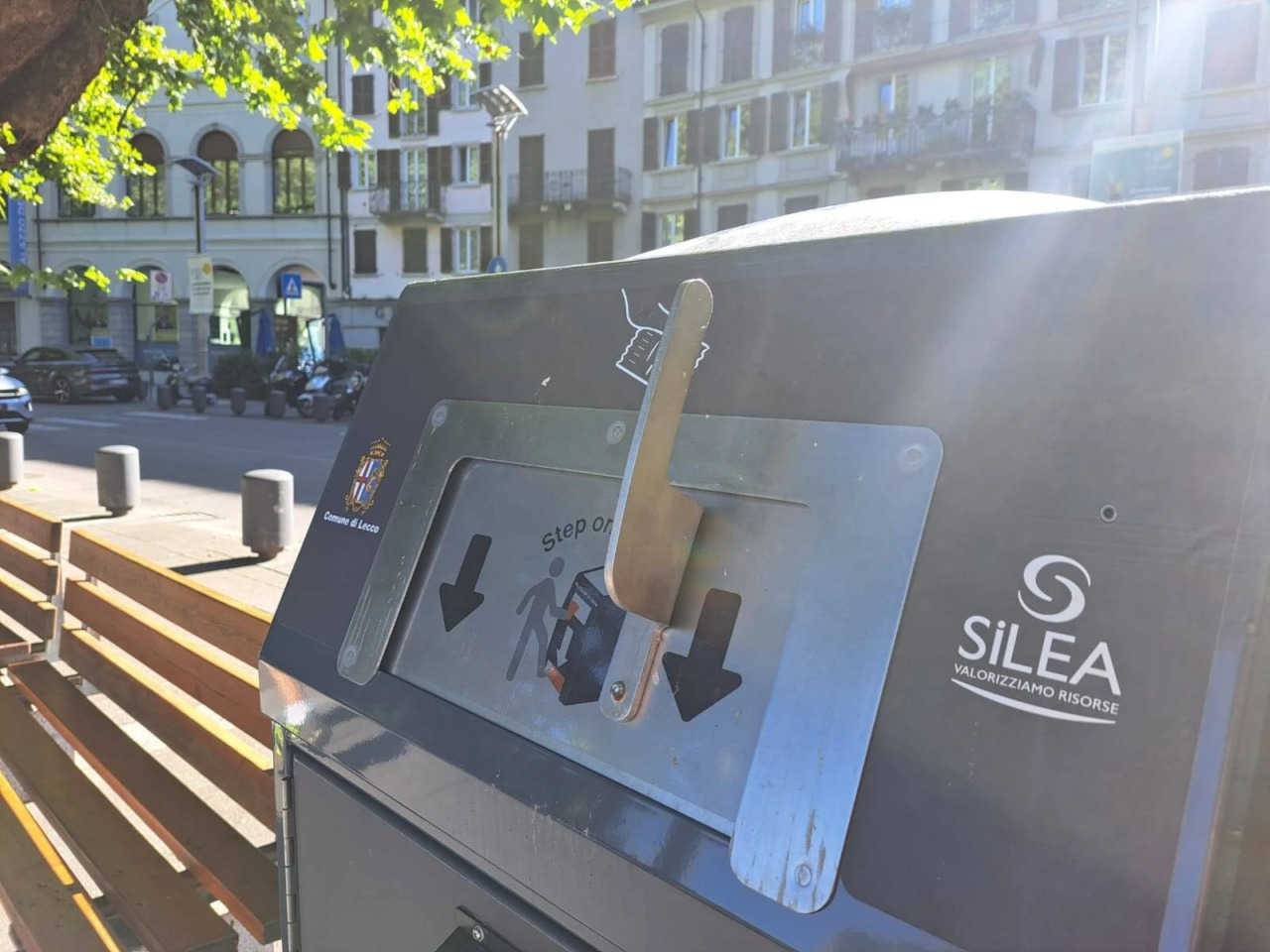 Lecco, settimana prossima 15 nuovi smart bin in città e nei parchi
